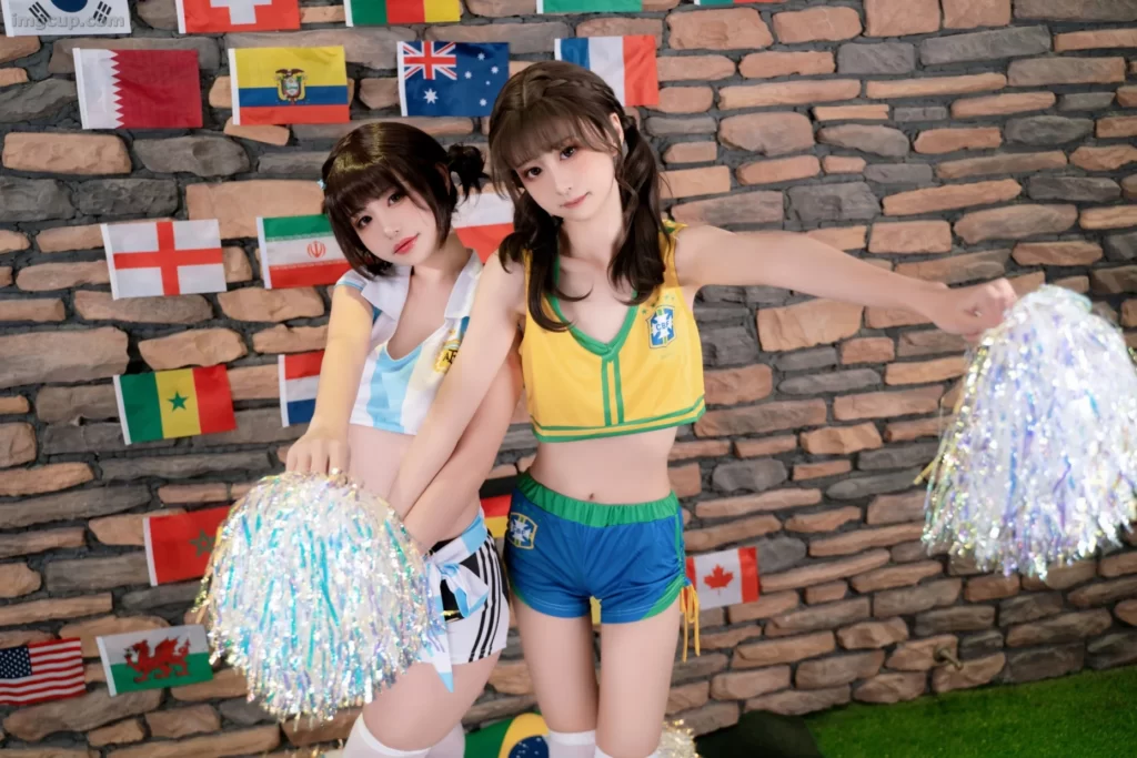 Coser 爆机少女喵小吉 x 金鱼kinngyo - 足球宝贝 14 Coser Nekokoyoshi x kinngyo 02 imgcup.com 15