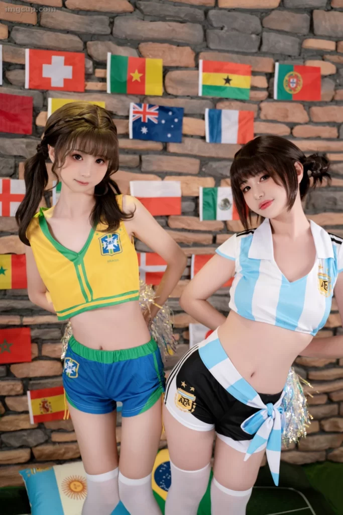Coser 爆机少女喵小吉 x 金鱼kinngyo - 足球宝贝 5 Coser Nekokoyoshi x kinngyo 02 imgcup.com 17