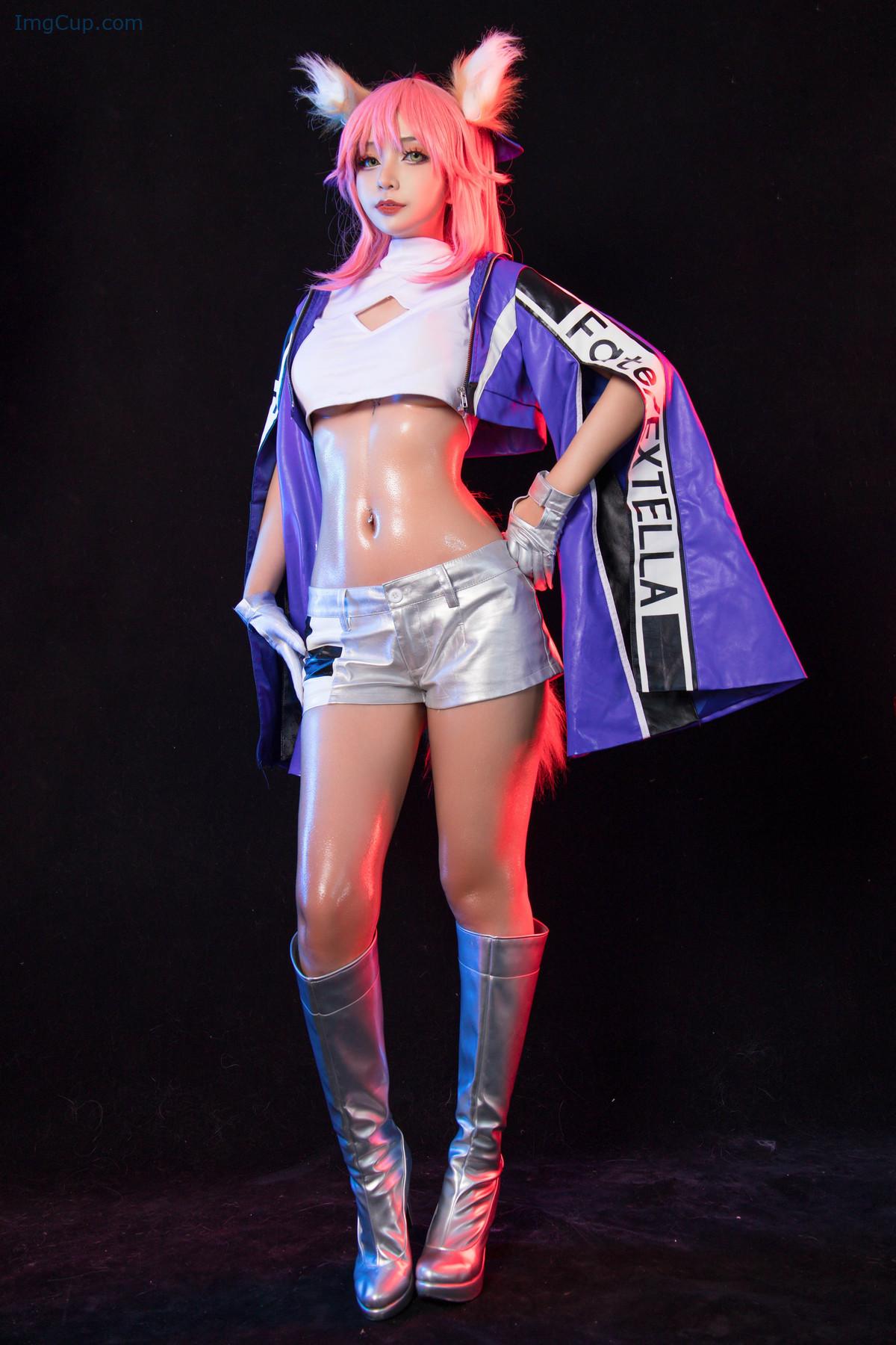 Cosplay-UmekoJ-Tamamo-Racing-Fate-Extrella.jpg Cosplay UmekoJ Tamamo Racing Fate