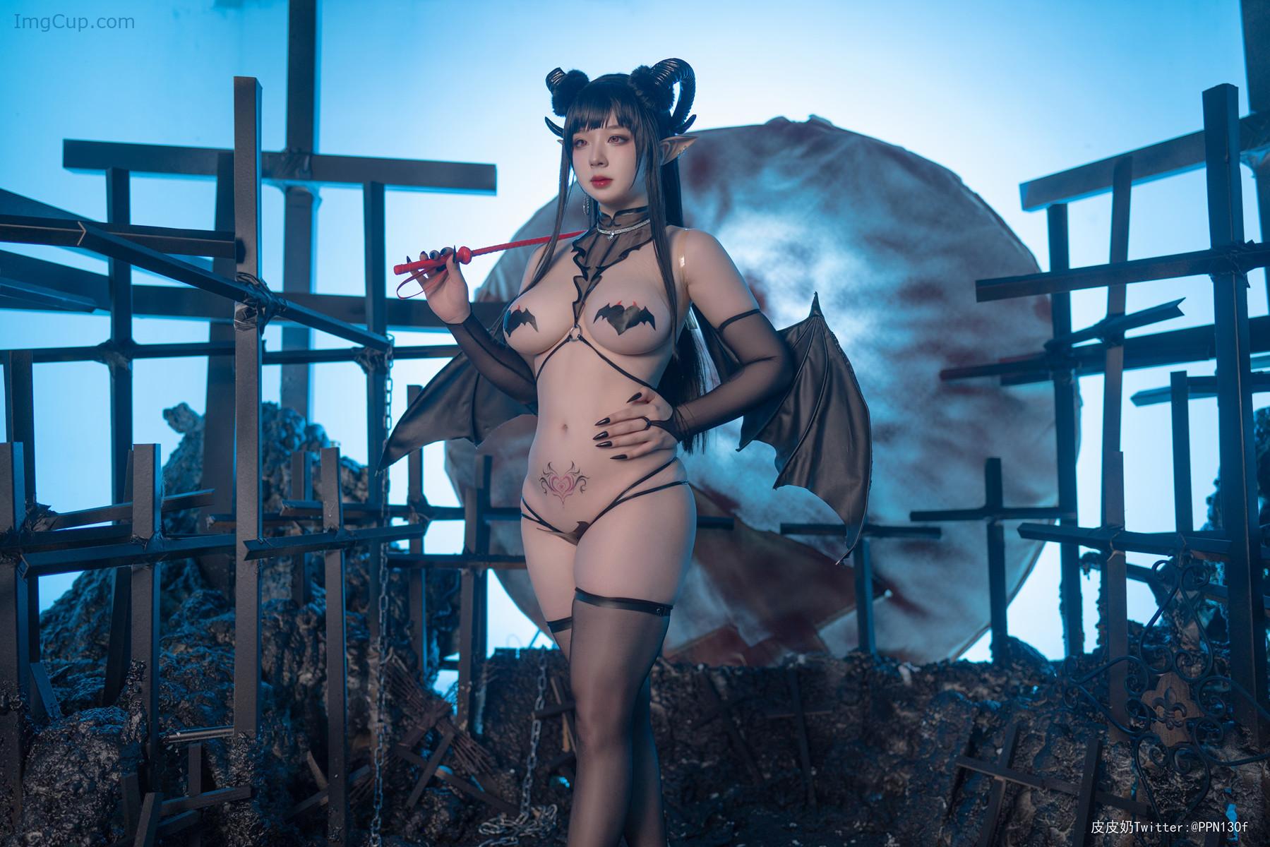 Cosplay-皮皮奶可可爱了啦-魅魔2.jpg Cosplay 皮皮奶可可爱了啦 魅魔2