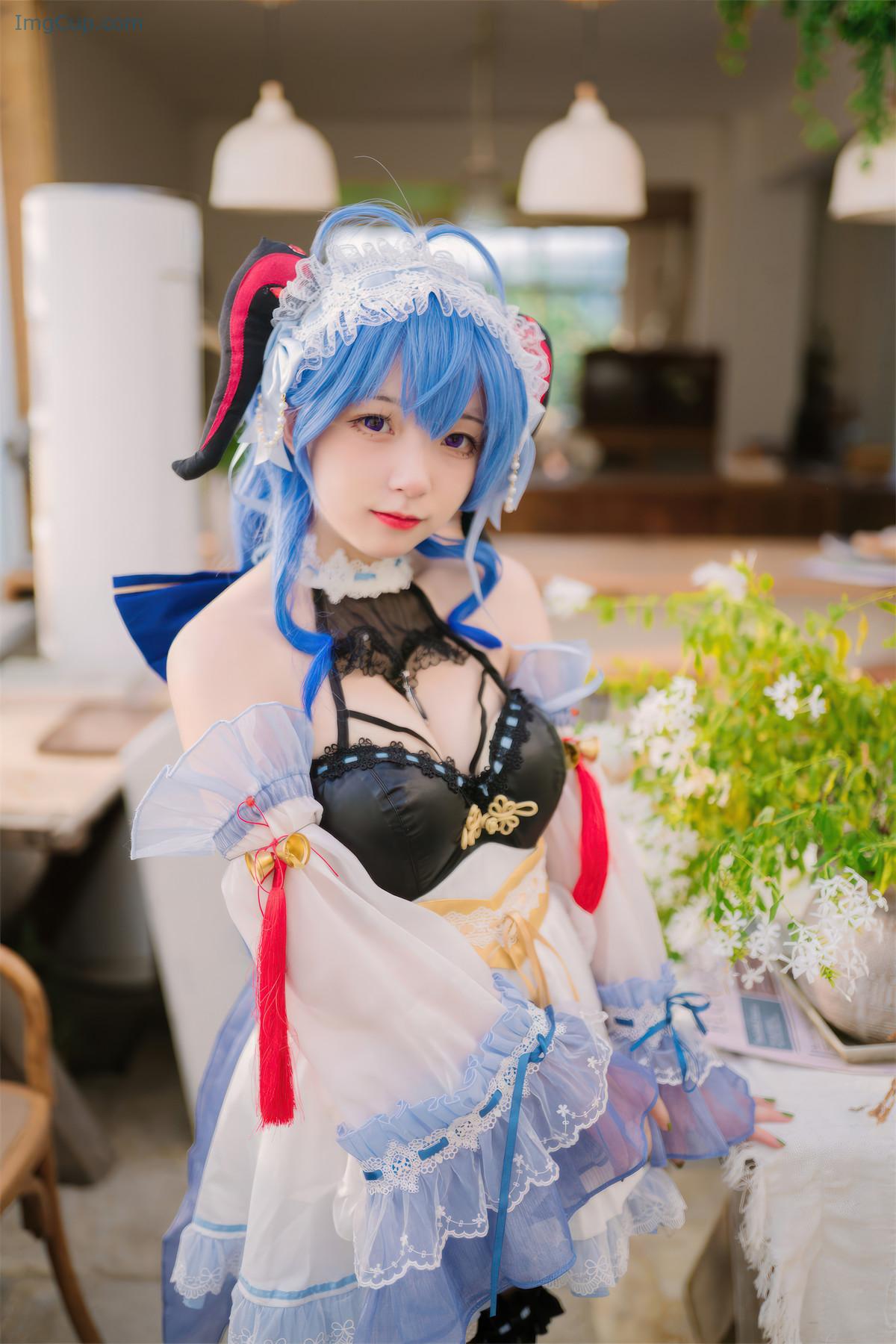 Cosplay-花铃-甘雨女仆.jpg Cosplay 花铃 甘雨女仆