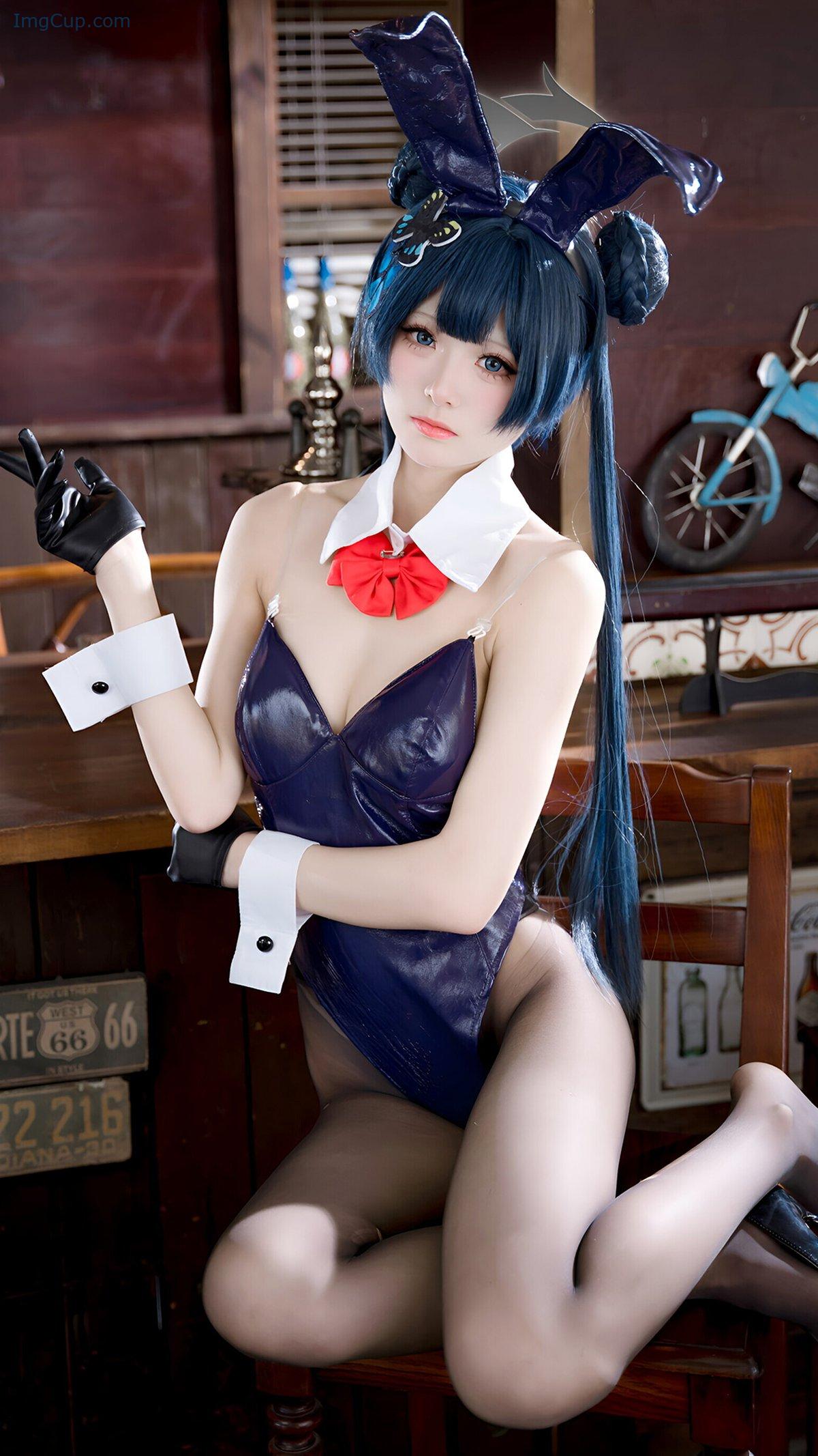 Coser@九柒喵-–-蔚蓝档案-龙华妃咲-兔女郎-60P.jpg Coser@九柒喵 – 蔚蓝档案 龙华妃咲 兔女郎 60P