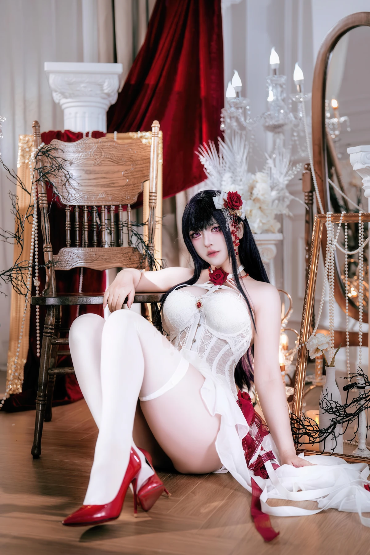 Cosplay-半半子Banbanko-–-Nikke胜利校花-米哈拉-羁绊锁链.jpg Cosplay 半半子Banbanko – Nikke胜利校花 米哈拉 羁绊锁链
